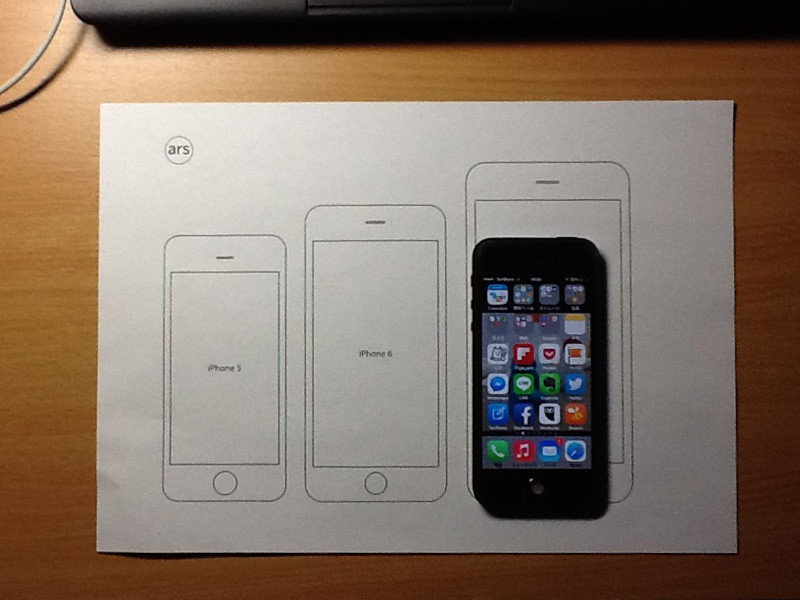iPhone 大きさ比較
