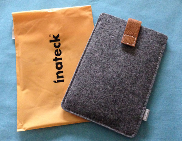 Inateck Kindle paperwhite用ケース 保護袋 封筒型ポケットスリーブ マイクロファイバーケース