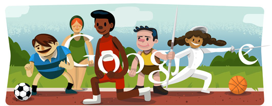 Google Doodle ロンドンオリンピック開会式 2012/7/27
